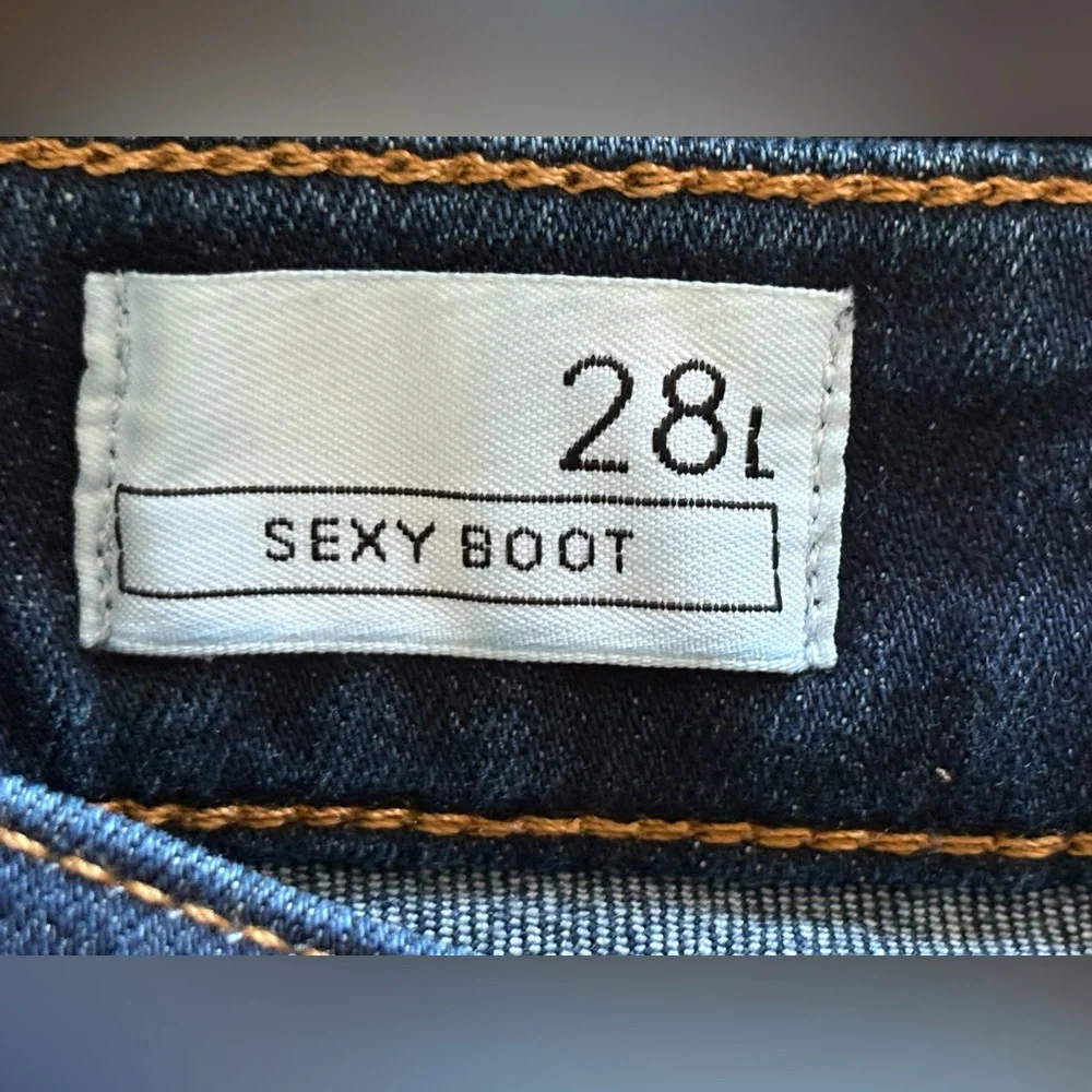 Vintage GAP 1969 Sexy Boot Dark Blue Women's Jeans Size 29L